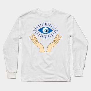 Eye in Hand: Visionary Design Long Sleeve T-Shirt